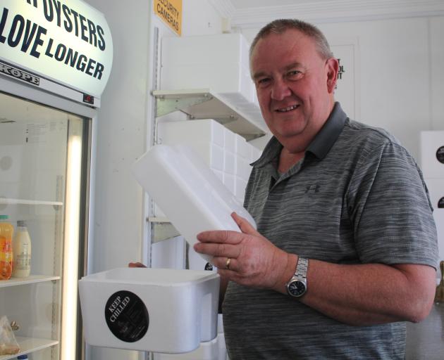 Barnes Oysters manager Graeme Wright is optimistic about 2020 oyster 
season. PHOTO: LUISA GIRAO