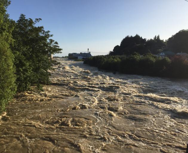 The Mataura River in Mataura this morning. Photo: Luisa Girao