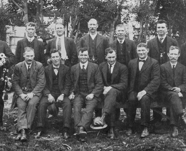 Members of the committee who organised and carried out the Dunedin and Port Chalmers watersiders’...
