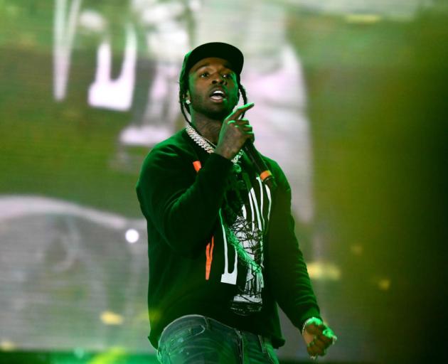 Rapper Pop Smoke performs at Rolling Loud Festival at Banc of California Stadium in December 2019. Photo: Getty Images