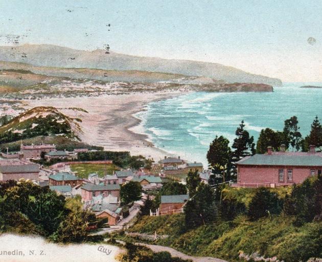 A postcard from 1885 shows high sand dunes. PHOTO: SUPPLIED
