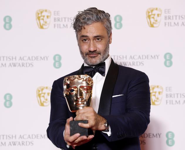 Taika Waititi with his award for Adapted Screenplay for 'Jojo Rabbit' at this year's Baftas. Photo: Reuters Taika Waititi with his award for Adapted Screenplay for 'Jojo Rabbit' at this year's Baftas. Photo: Reuters