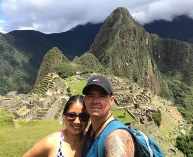 Tane Roderick, 42, and his wife Sandy Bustos first met in 2015. Photo: Supplied.