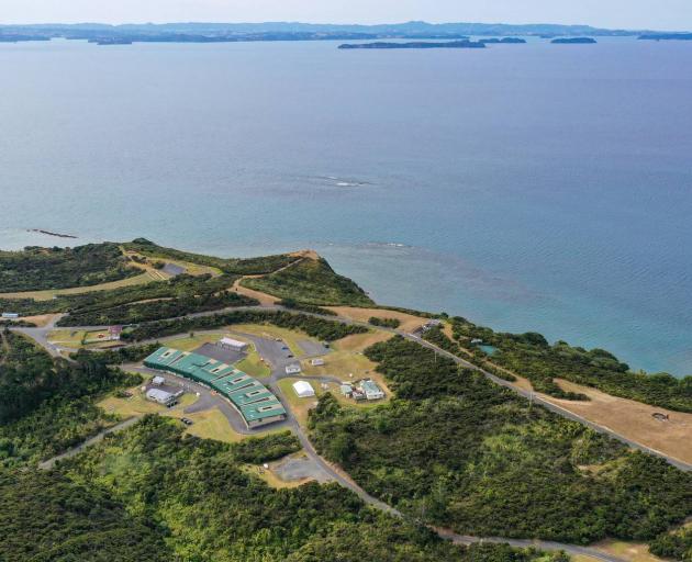 The quarantine site for returnees from China after the breakout of the novel Coronavirus outbreak, at the Tamaki Leadership Centre on the Whangaparaoa Peninsula. Photo / Chris Tarpey