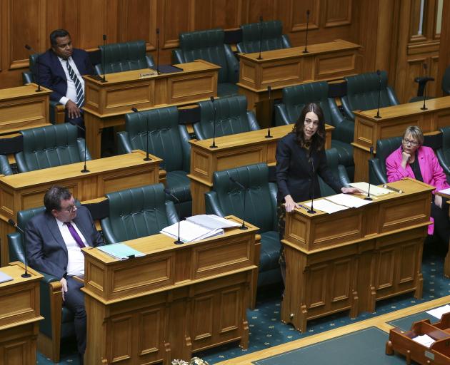 Prime Minister Jacinda Ardern declares a State of National Emergency to fight Covid-19 before a...