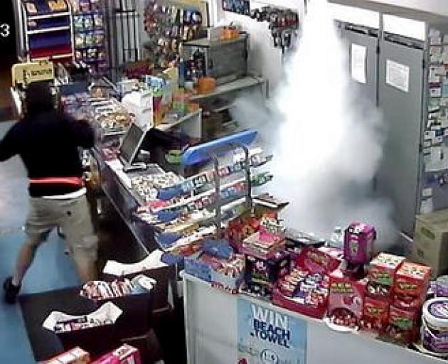 A fog cannon activated at a Northland Superette was enough to foil a robber's attempts. Photo: NZH