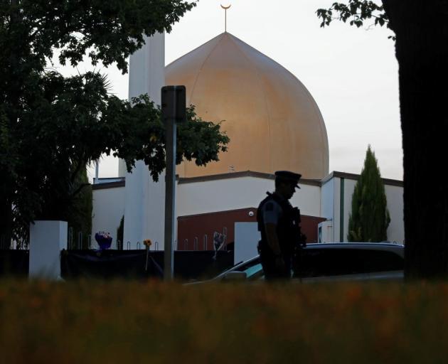 Al Noor mosque in Christchurch were 42 people were killed. Photo: AP