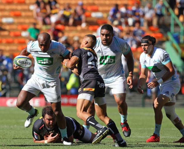 Mark Telea of Blues during the Super Rugby match between DHL Stormers and Blues in Cape Town. Photo: Getty Images Mark Telea of Blues during the Super Rugby match between DHL Stormers and Blues in Cape Town. Photo: Getty Images