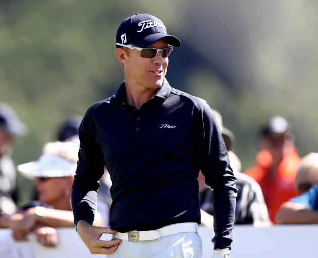 Brad Kennedy of Australia looks on during day four of the 2020 New Zealand Golf Open at Millbrook Resort. Photo: Getty Images