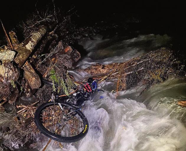 This bicycle was found in a  flooded West Coast river early yesterday. Photo: NZ Police