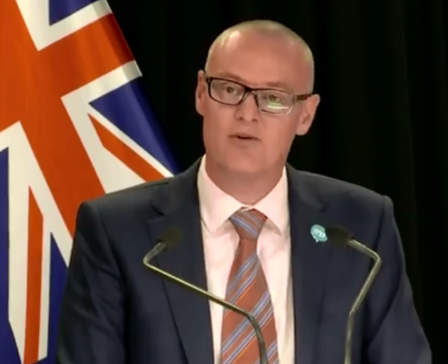 Health Minister David Clark. 