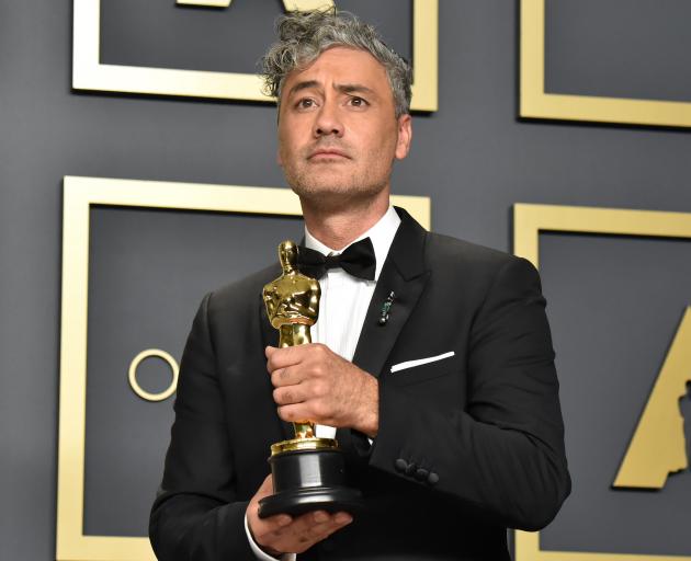 Taika Waititi won the Oscar for Best Adapted Screenplay for the film Jojo Rabbit. Photo: Getty...