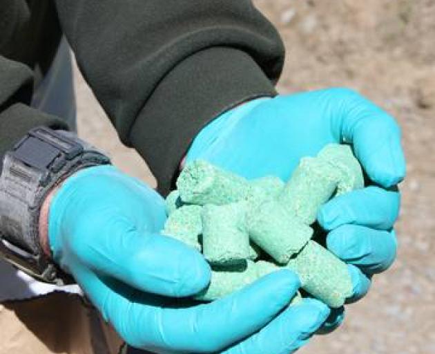 1080 cereal bait. Photo: NZ Herald