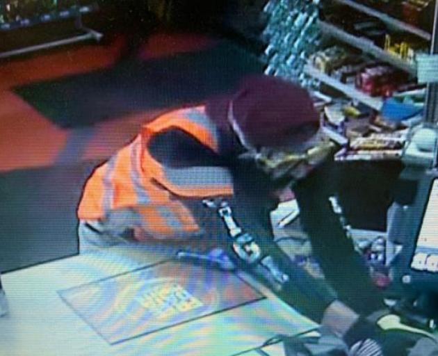 The man entered the NPD petrol station and demanded money. Photo: NZ Police