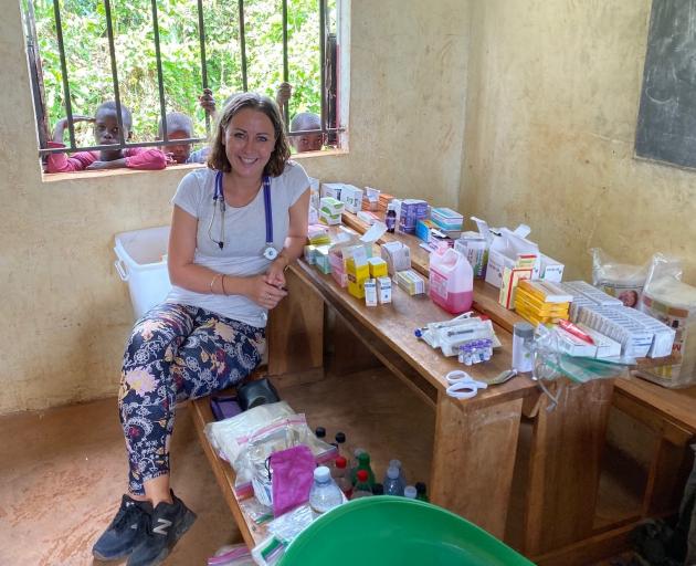 Nicole Smit at work in Uganda. Photo: Facebook