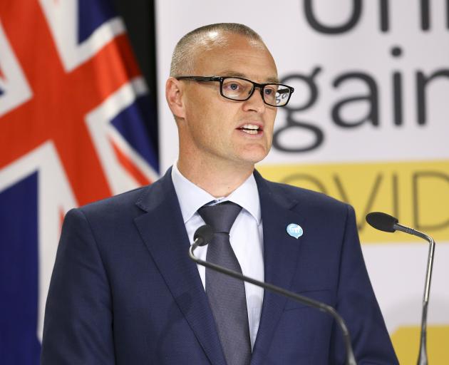 Health minister Dr David Clark addresses the media. PHOTO: GETTY IMAGES