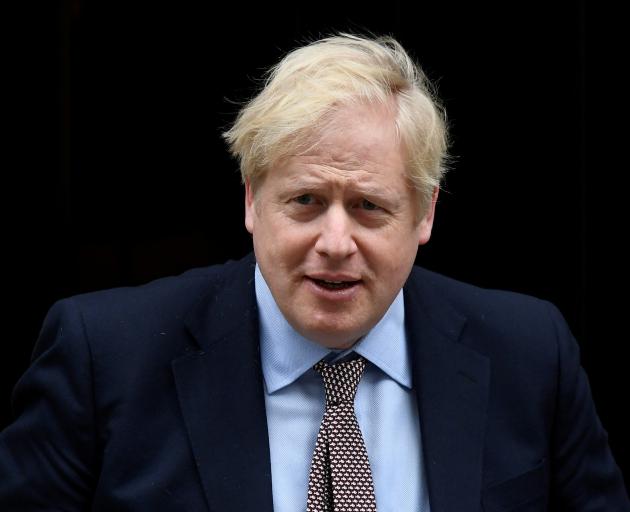 Boris Johnson was admitted to hospital on Sunday with coronavirus. Photo: Reuters 
