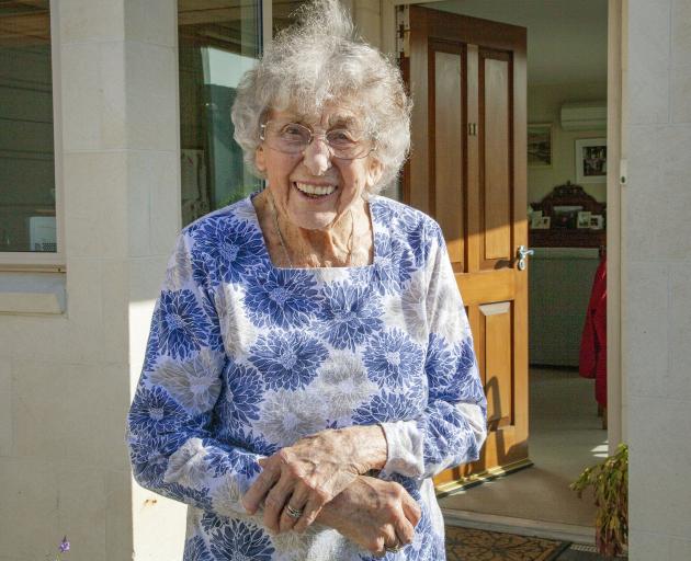 Aldy Butcher celebrates her 100th birthday in lockdown at Archer Retirement Village and Rest Home...