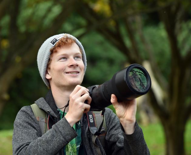 University of Otago student and bird watcher Oscar Thomas is noticing an increase in the number...