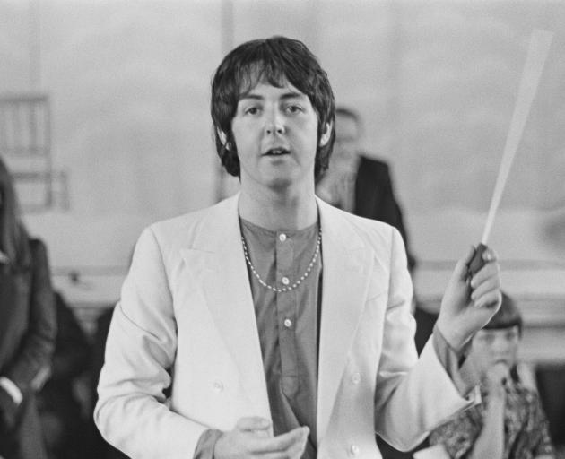 Sir Paul McCartney in 1968. Photo: Getty Images 