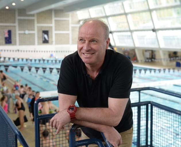 Swimming coach Lars Humer at Moana Pool in 2018. Photo: Linda Robertson 