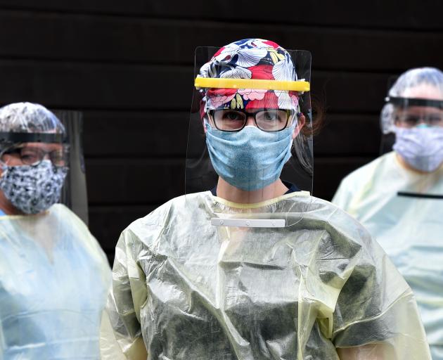 Secure service ... Aurora Health Centre staff members (from left) nurse Philippa Henry, GP Ingrid...