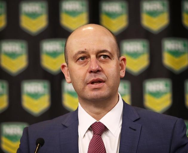 NRL chief executive Todd Greenberg. Photo: Getty Images