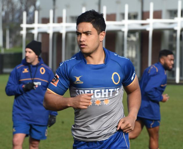 Josh Ioane trains with the Otago squad last season. Photo: Gregor Richardson 