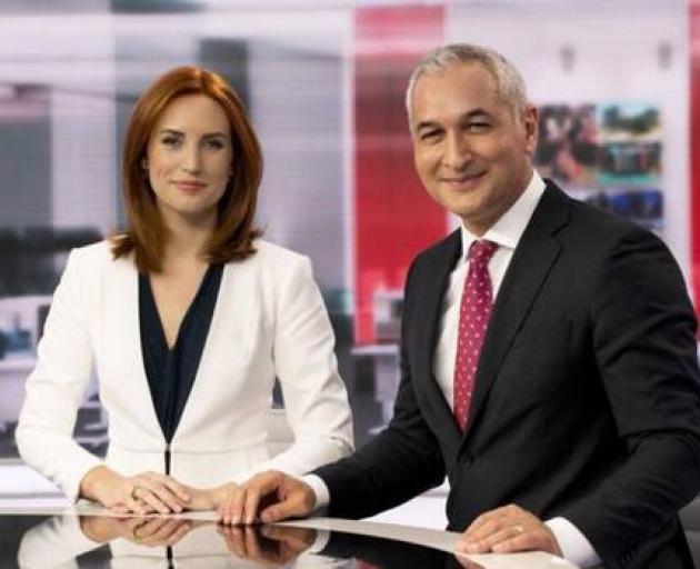 News presenters Samantha Hayes and Mike McRoberts. MediaWorks staff have been asked to take a pay...