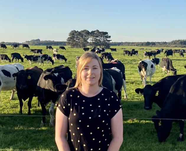Up for a challenge ... Southland/Otago dairy trainee of the year Nikayla Dodd. PHOTO: SUPPLIED
