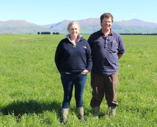 Outstanding in their field ... Anna and Ben Gillespie are the winners of this year’s Otago...