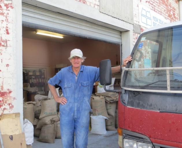 Home delivery, no problem ...Harry Lowe, of NZ BioGrains, and his trusty Isuzu are regulars on...