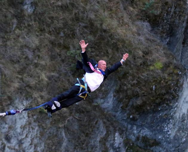 Queenstown Lakes Mayor Jim Boult signals the reopening of the district’s tourism industry...