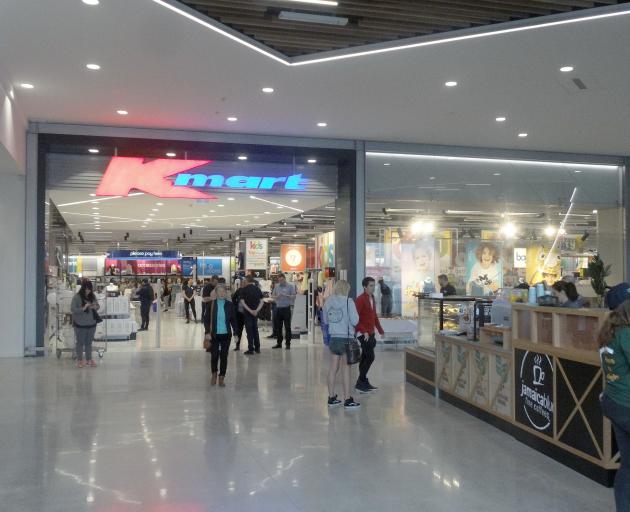 Customers pile into Queenstown's new Kmart store as it opened its doors for the first time this...