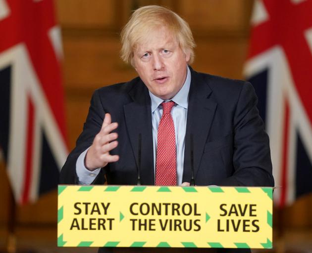 Prime Minister Boris Johnson imposed the lockdown on March 23. Photo: 10 Downing Street via Reuters 