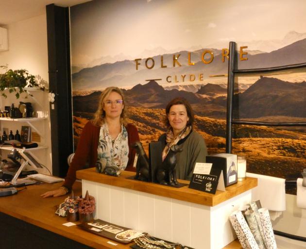 Sarah Sisson and Rebecca McNaughton of Clyde home design store and gallery Folklore are counting...