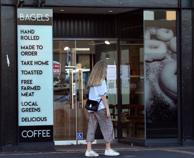 Orders online ... Beam Me Up Bagels shop in Great King St. The business has built its own online...