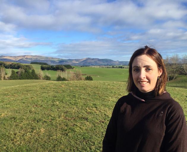 Federated Farmers Southland meat and fibre chairwoman Bernadette Hunt at home on the farm. Photo:...