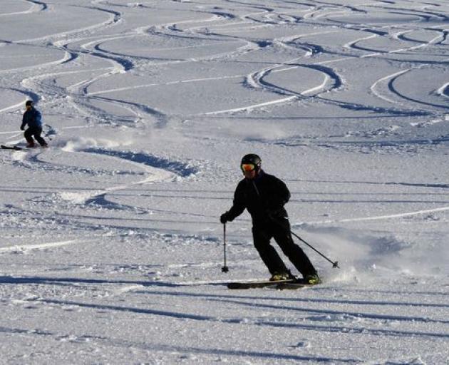 A skier at Mt Hutt during a previous season. Photo: Mt Hutt