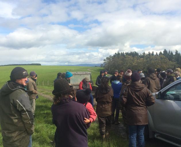 Members of the Regenerative Agriculture South Otago Red Meat Profit Partnership Action Group...