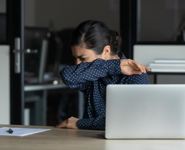 Good hygiene, including sneezing into your elbow, is encouraged. Photo: Getty Images