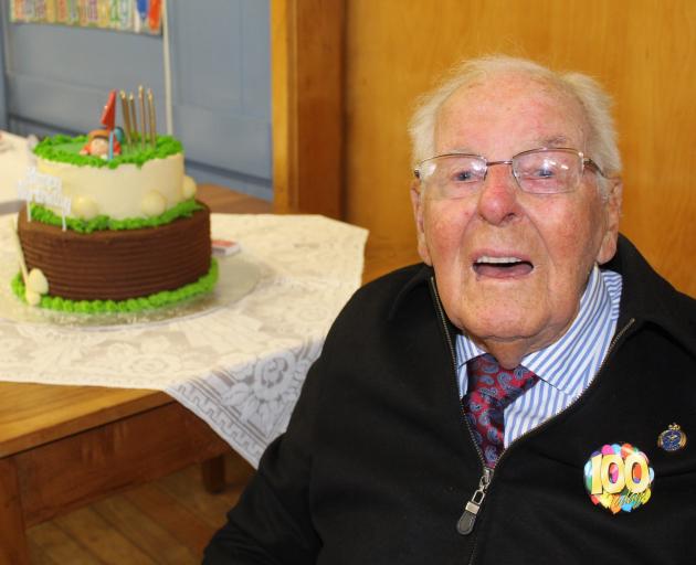 Southland-born Alex McBurney travelled from Frankton to Invercargill for his 100th birthday...