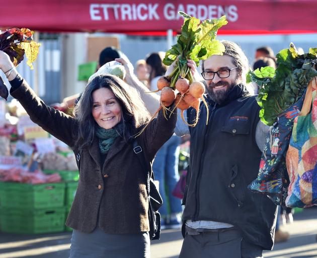 Henry Hatherly and his mum, Susie Hatherly, of Dunedin, enjoy being able to shop locally for...