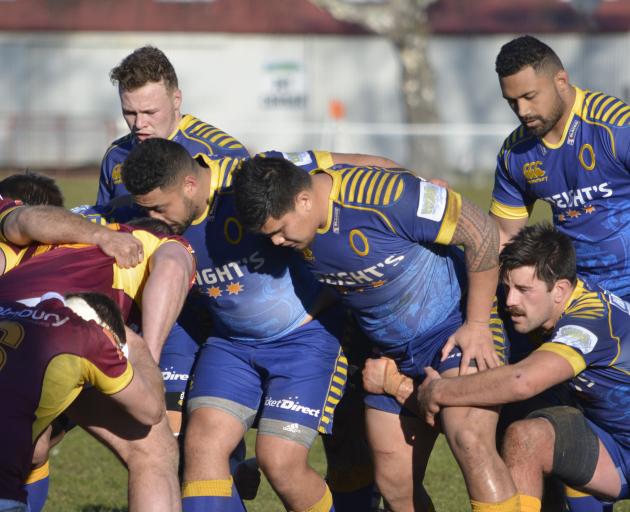 Front rowers Sekonaia Pole and Jona Aonia are set to pack the Otago  scrum ahead of loose...