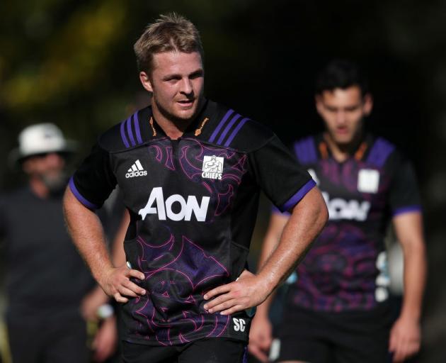 Sam Cane at a Chiefs training session. Photo: Getty Images