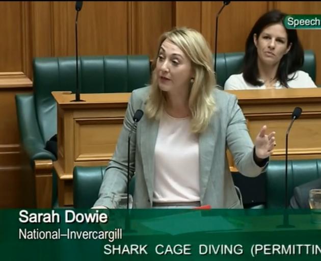 Invercargill MP Sarah Dowie speaks in Parliament about her member’s Bill 
...