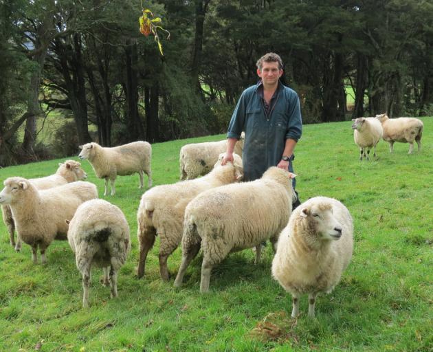 Improving hogget lambing...Sheep and beef farmer Geordie Eade, of Granity Downs, Pourakino Valley...