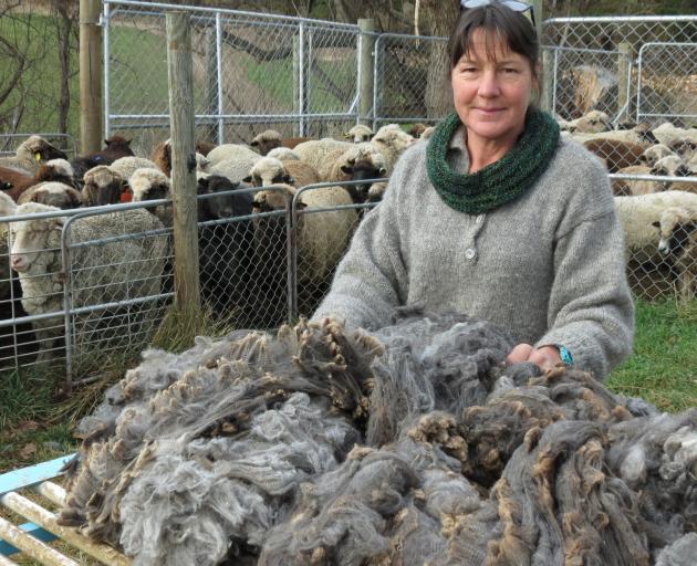 Wool classer Anne-Marie Parcell, of Bannockburn, has received a merino merit award for the clip...