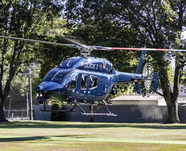The Eagle helicopter in Christchurch. Photo: Supplied