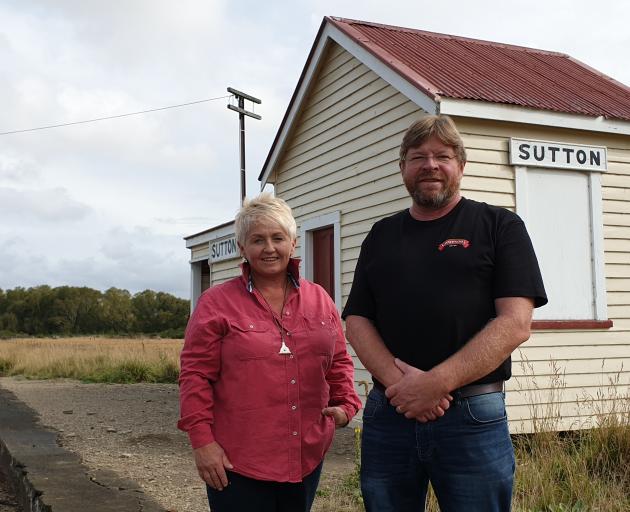 Strath Taieri Heritage Park concept development team members Jacquie Lucas and Richard Emerson...